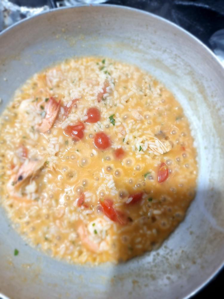 Fresh seafood served at Ujvara Restaurant